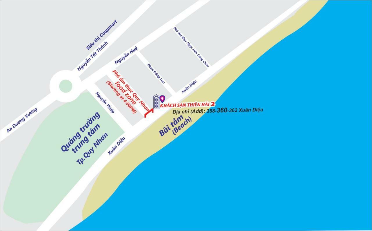 קוי נון Thien Hai 2 Hotel מראה חיצוני תמונה